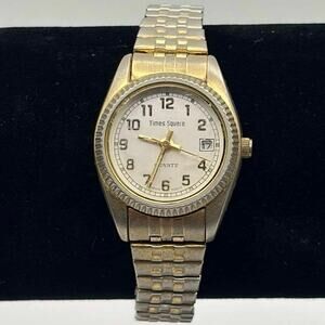 Vintage Gold Times Square Watch
